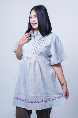 Baju Hamil Kerja JUMBO Flowers - BHJ 95